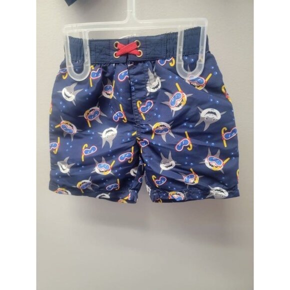 "Totally Awesome" Shark 2 Piece Swim Set Boys 12 month's - Picture 2 of 2